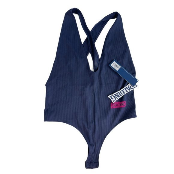 NWT Spalding Seamless‎ Deep V-neck Bodysuit Undershirt - Picture 5 of 13